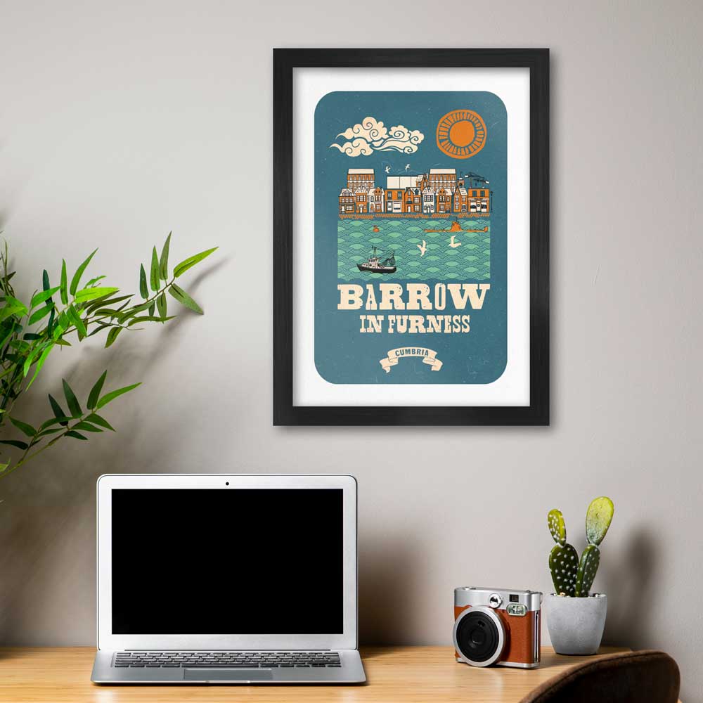 Barrow-in-Furness Poster print