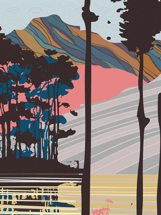 Blea Tarn Reflections  - Lake District Poster Print