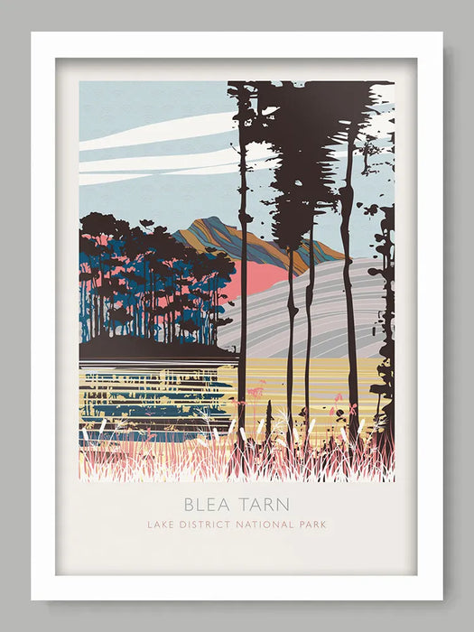 Blea Tarn Reflections  - Lake District Poster Print