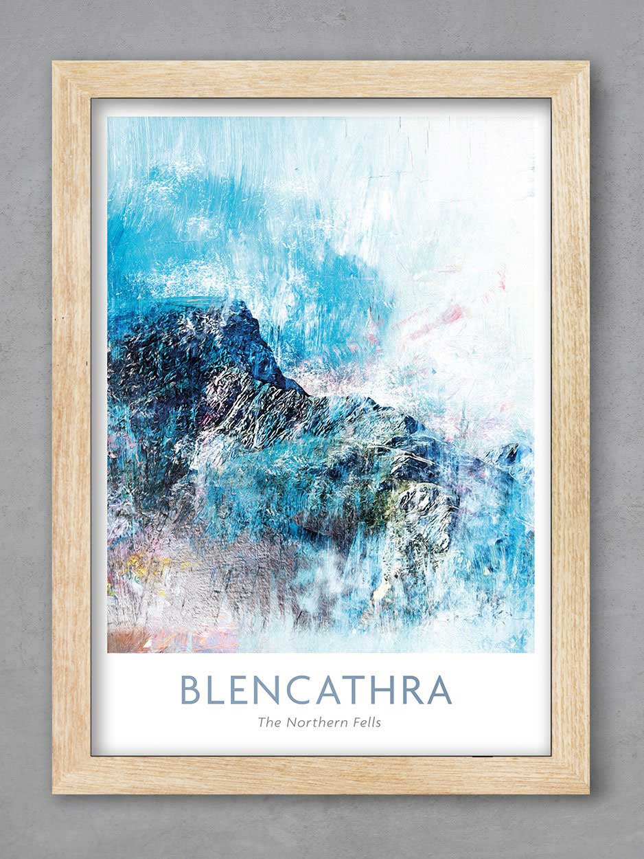 Blencathra and Sharp Edge - Abstract Poster Print