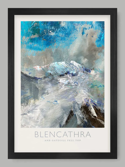 Blencathra and Gategill Fell Top  - Lake District Poster Print