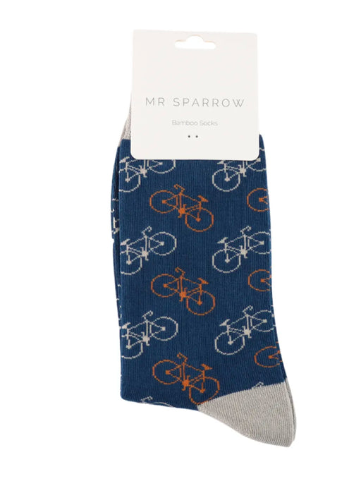 blue bike socks