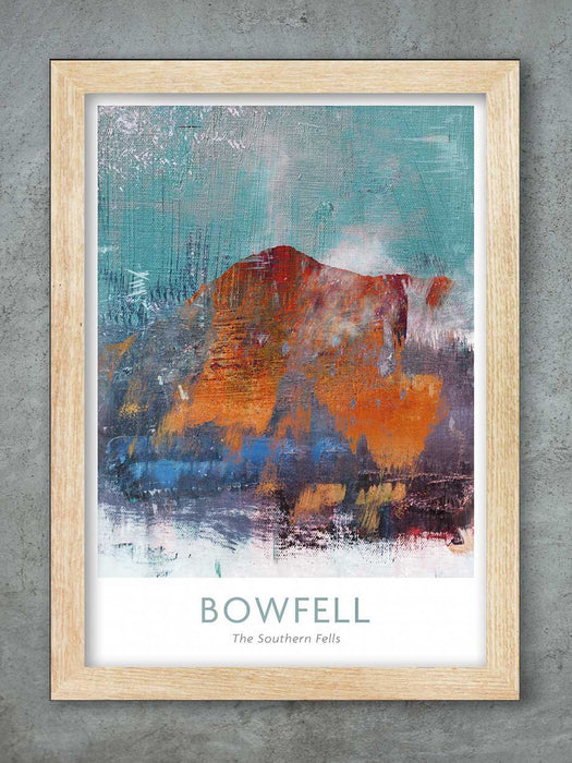 Bowfell - Abstract Poster Print