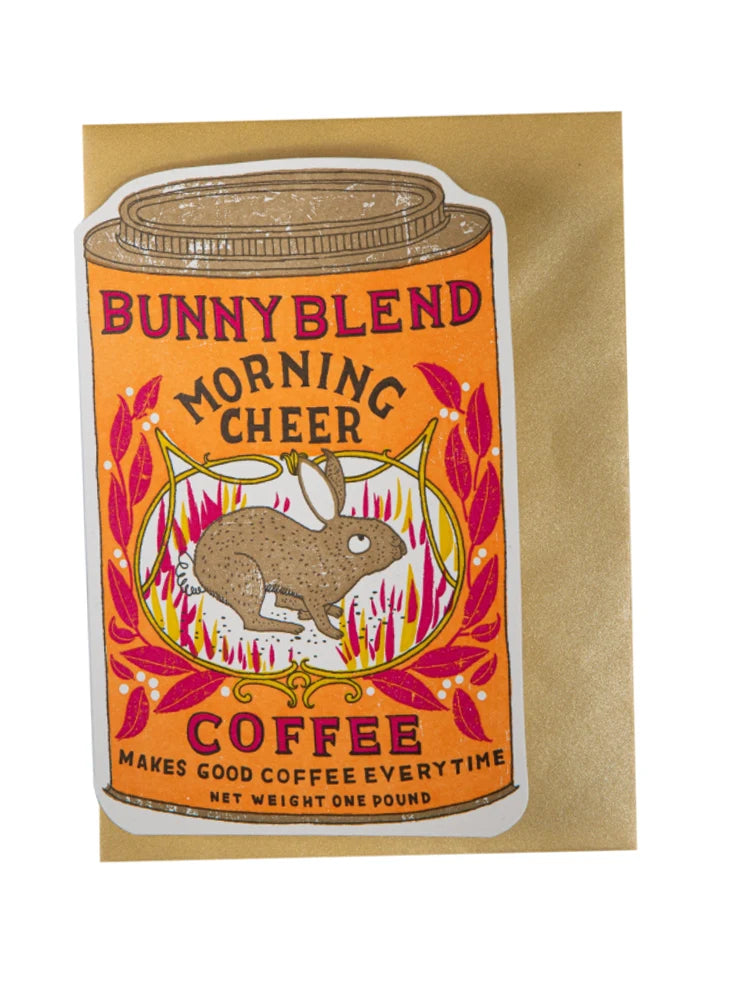 coffee tin card