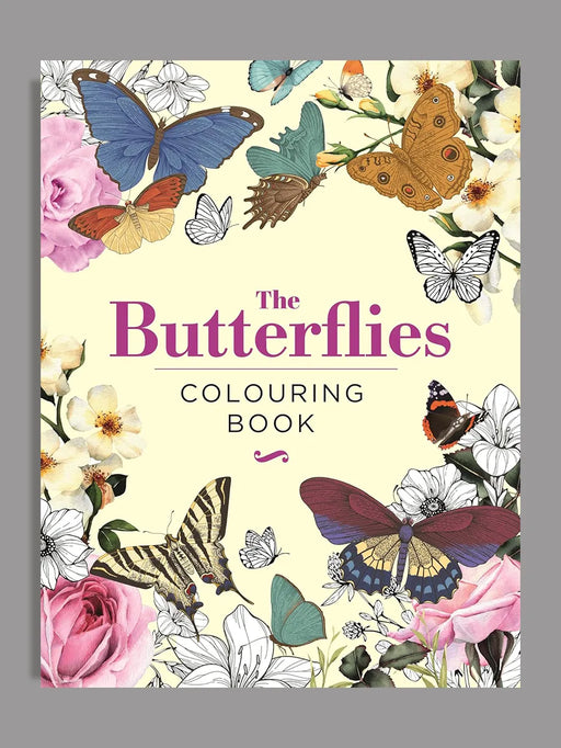 butterflies colouring book