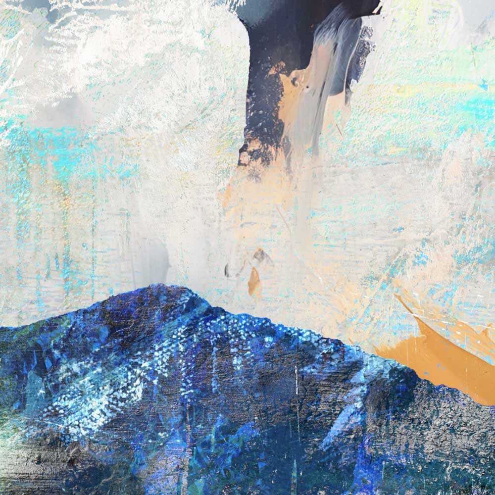 Cadair Idris Welsh mountain poster print