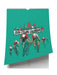 2026 Cycling Calendar with illustrations of cyclists on a green background