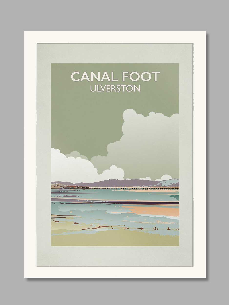 Canal Foot - Ulverston Poster Print