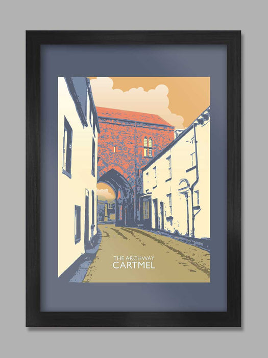 Cartmel - The Arch. A Northern Line Poster Print Design