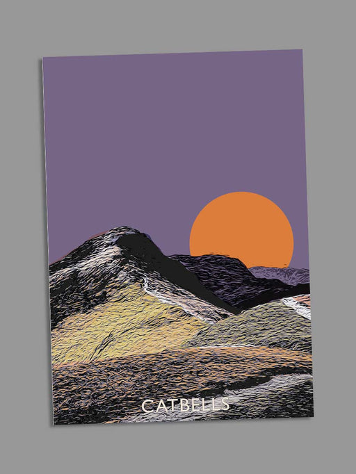 Catbells sunset card