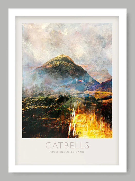 Catbells from Skelgill Bank  - Lake District Poster Print