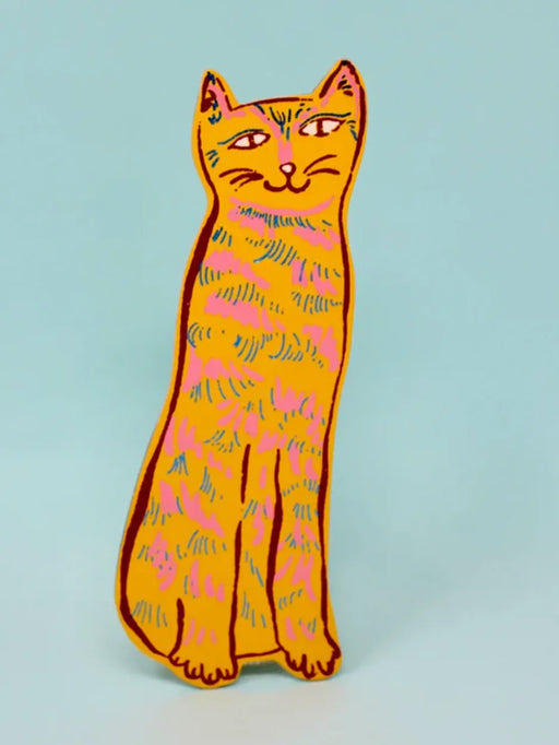 cat tails leather keyring