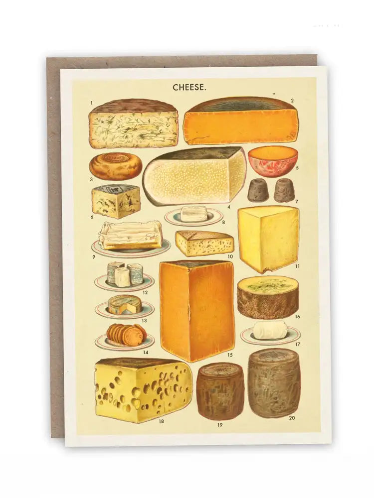 Cheese - Blank Greeting Card