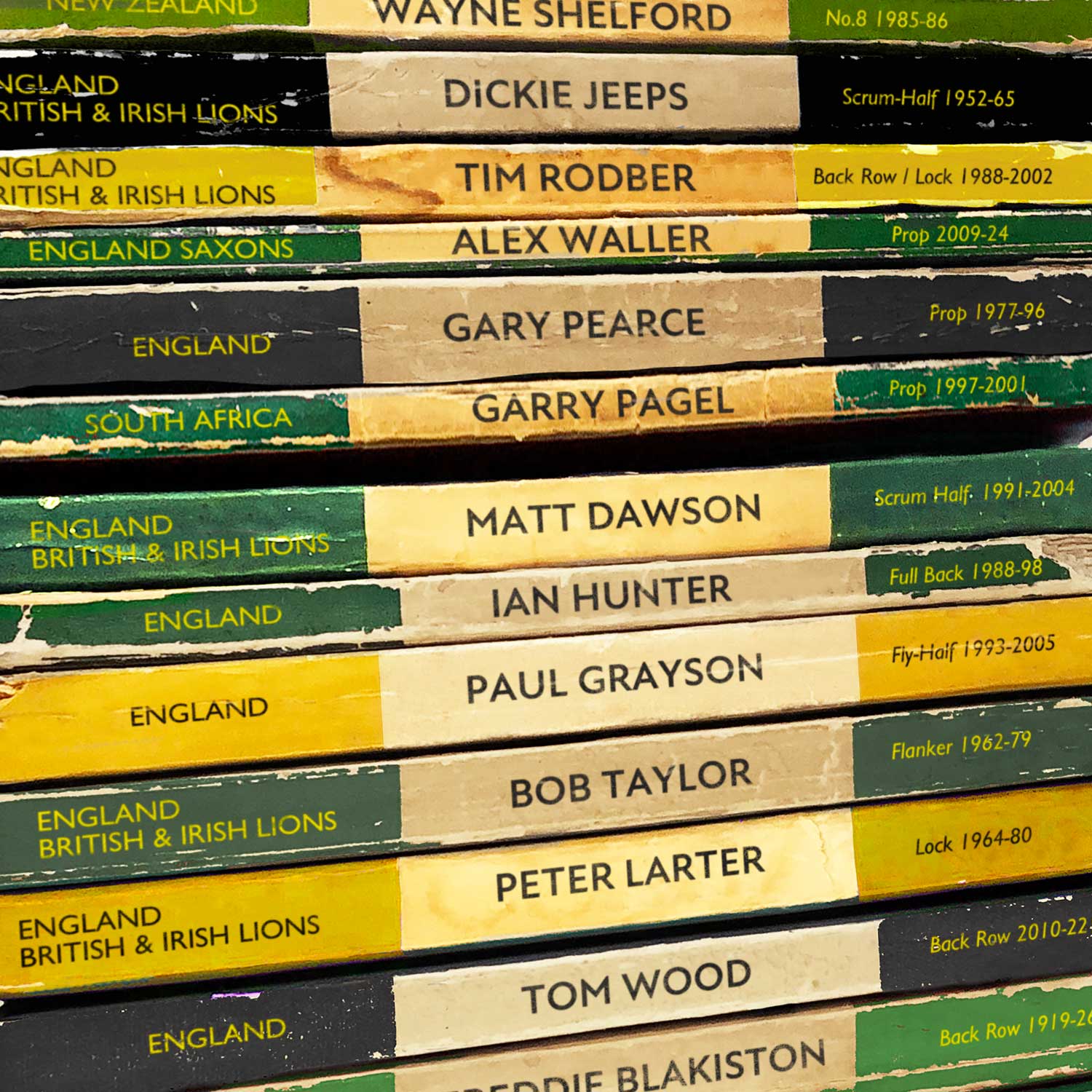 Classic Saints - Northampton Rugby Poster Print. Chronicling the great players who have represented the club throughout its history.&nbsp;