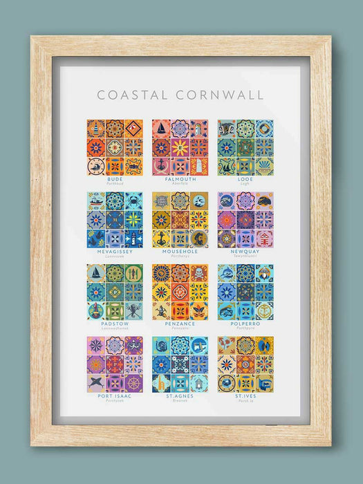 Coastal Cornwall - Poster print
