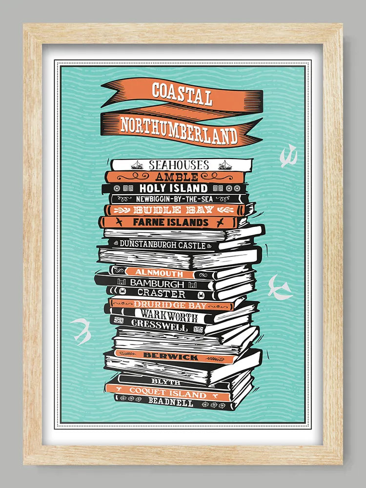 Coastal Northumberland Print. The beautiful Northumberland Coast offers some of England's most scenic locations.