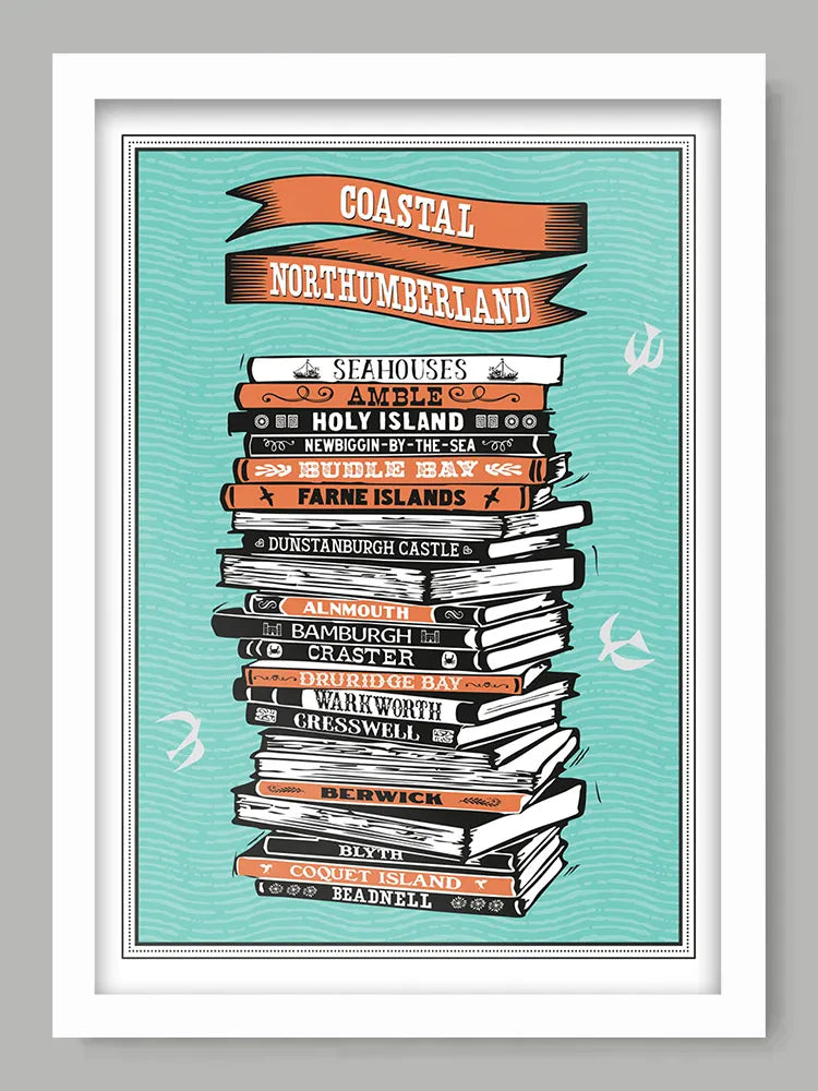 Coastal Northumberland Print. The beautiful Northumberland Coast offers some of England's most scenic locations.