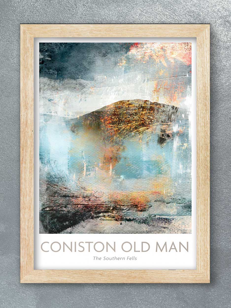 Coniston Old Man - Abstract Poster Print