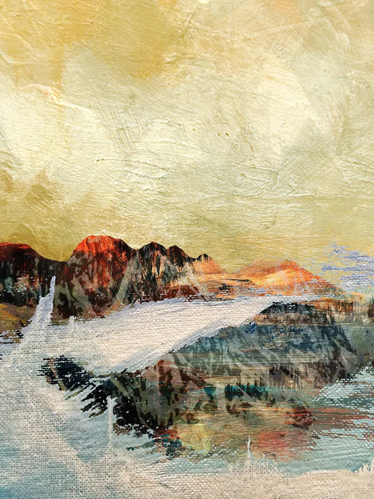 Crinkle Crags Cloud Inversion  - Lake District Poster Print