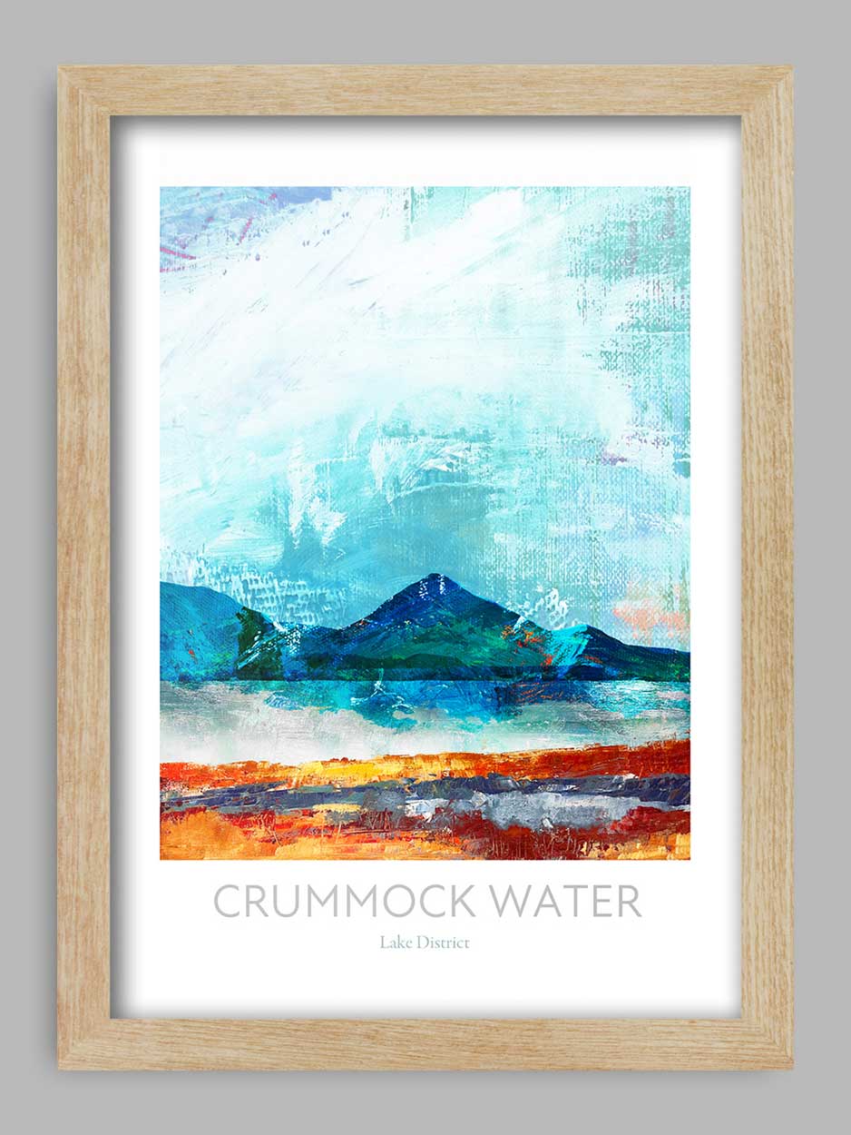 Crummock Water - Lake District Poster Print. The Lakes scene.