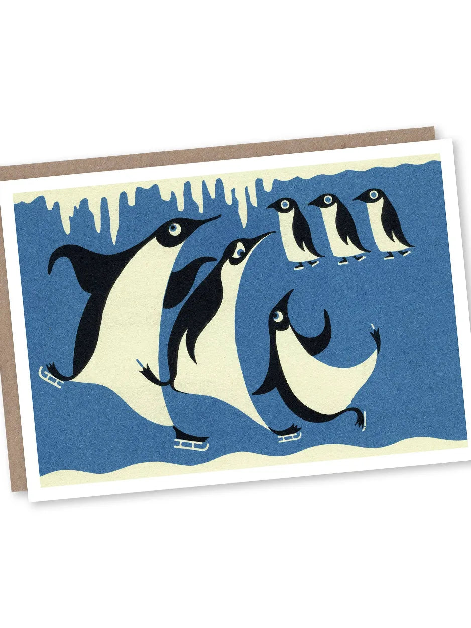 Dancing Penguins Card