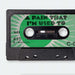 Depeche Mode - Just Can't Get Enough Cassette poster featuring 18 UK hir singles