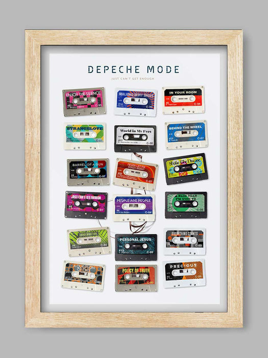 Depeche Mode - Cassette Music Poster Print