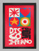 Disco Inferno - Music Poster Print. Abstract minimalist style. Hot stuff.