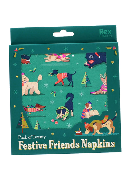 festive friends napkins