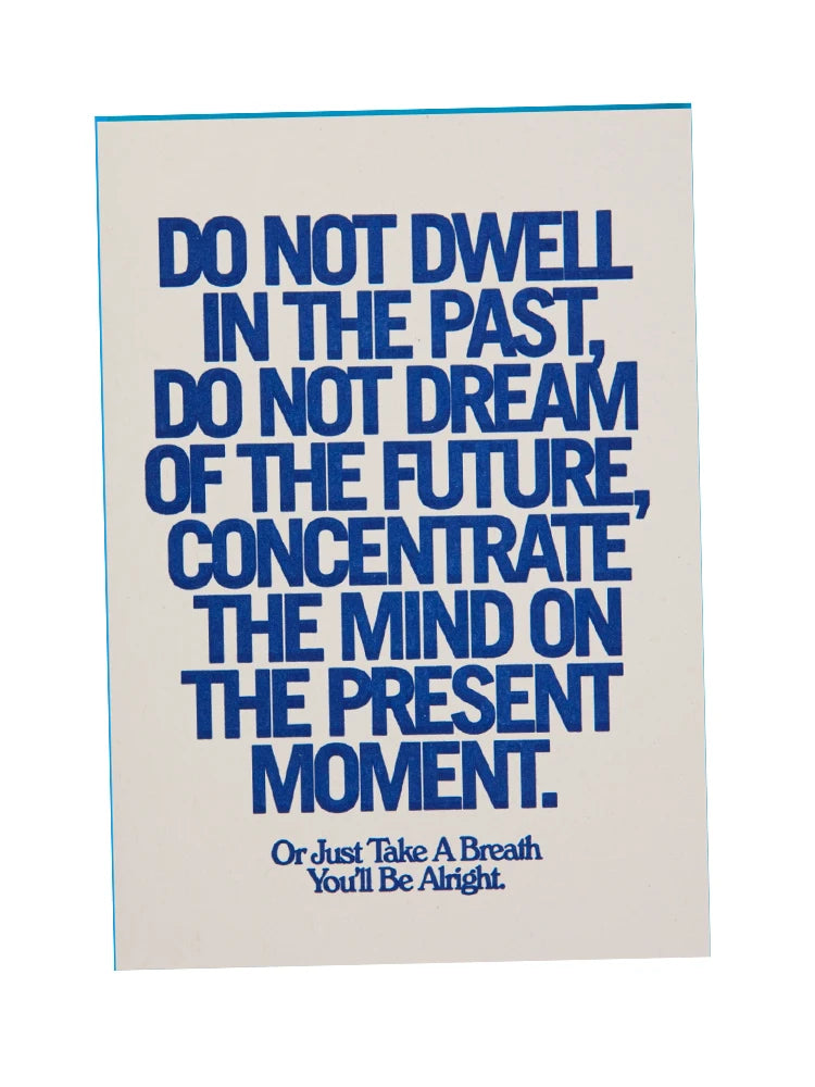 do not dwell card