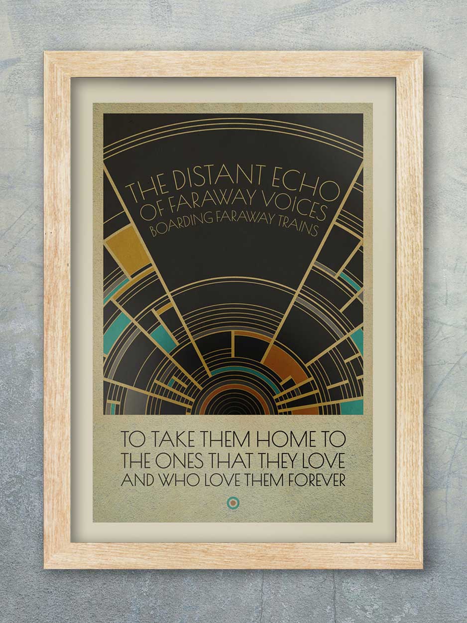 Down in The Tube Station - Music Poster Print