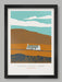 Eglwys Y Grog - Poster Print. Situated on the foothills of Mwnt, Eglwys Y Grog has been in place since the 13th century.