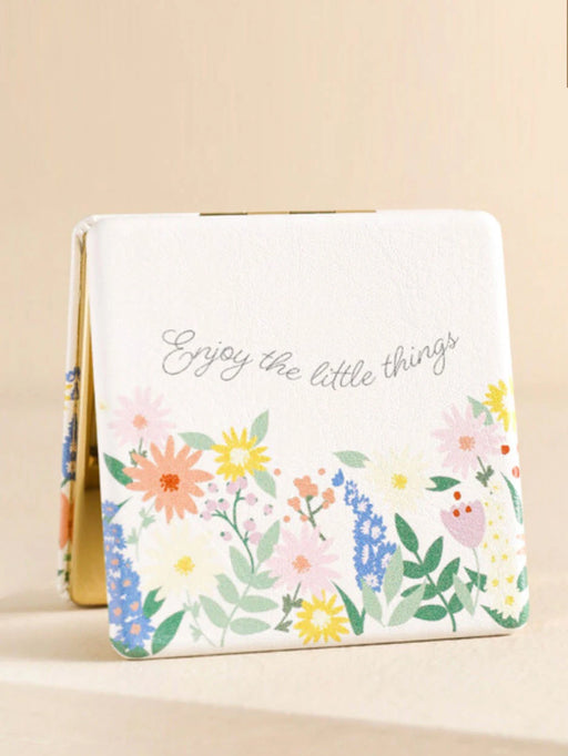 enjoy the littler things compact mirror