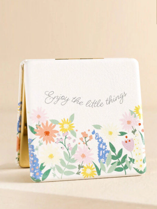 enjoy the littler things compact mirror