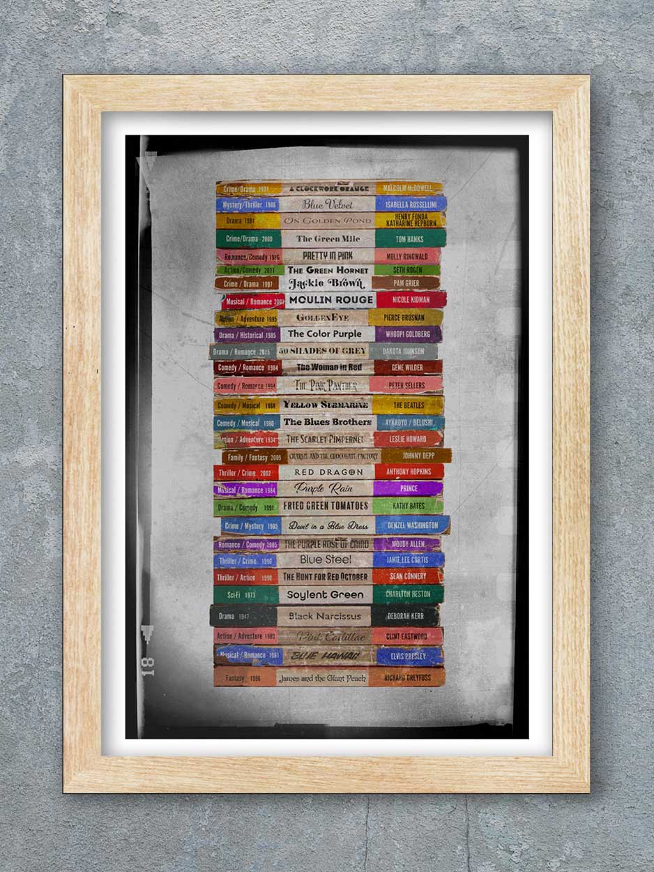 Films in Colour  - Movie Poster Print