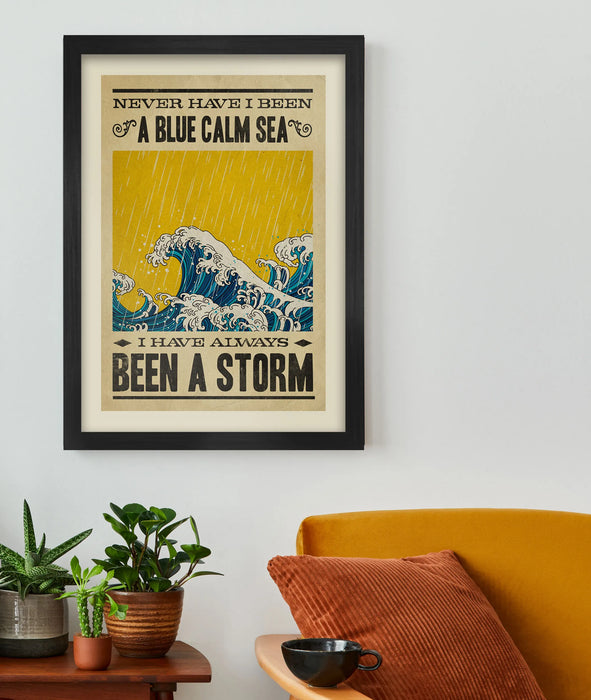 Our Fleetwood Mac Music Poster Print is based on the Fleetwood Mac song 'Storms' from their album 'Tusk'.