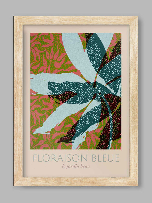 Floraison Bleue - Botanical Print