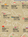 Formula One Racing Circuits - Poster Print is a record of every motor racing circuit used for the World Championships since 1950.