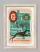 G is for Greyhound Poster Print