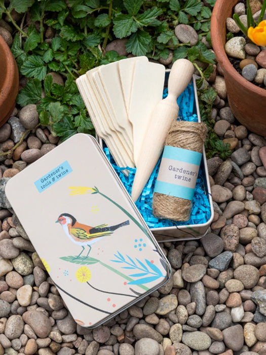 gardeners tool set tin