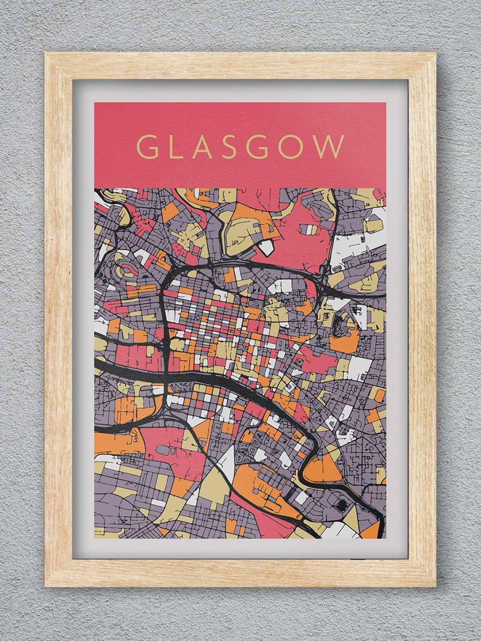 Glasgow Street Art - Poster print