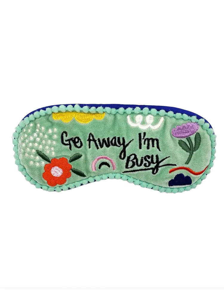 Go Away - I'm Busy Velvet Eye Mask