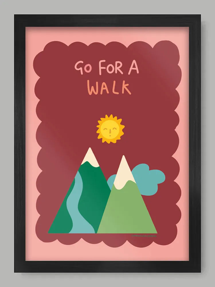 Go For A Walk Print