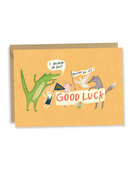 good luck you can do it card