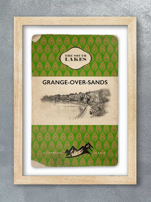 Grange-Over-Sands Vintage Style Lake District Poster Print