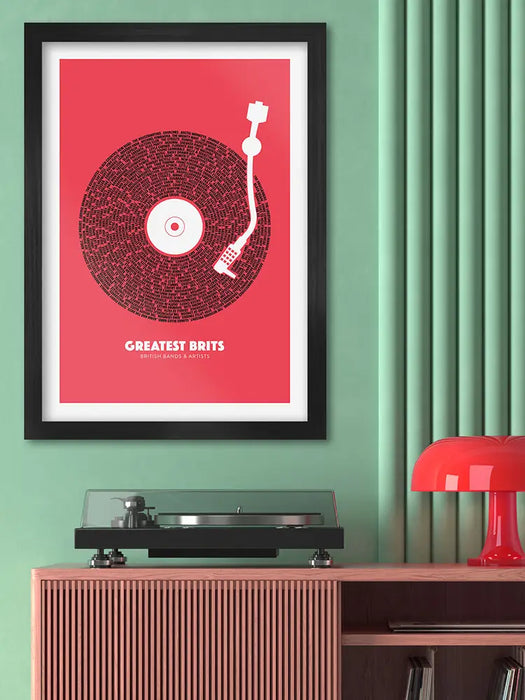 Greatest Brits - Music Poster Print