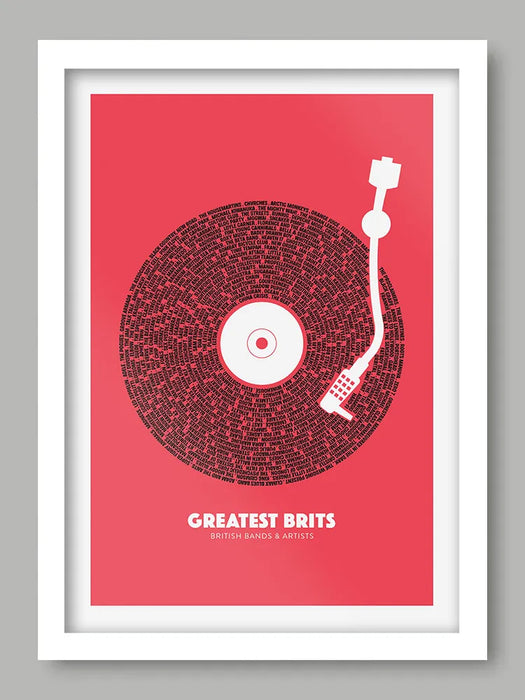 Greatest Brits - Music Poster Print