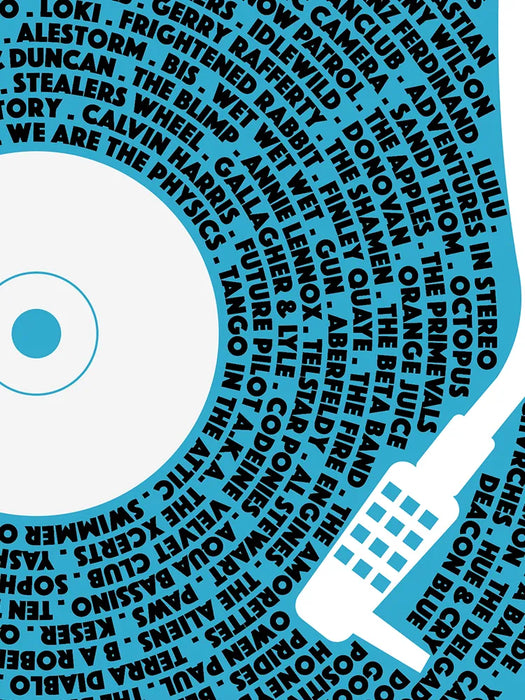 Groove on Alba - Music Poster Print