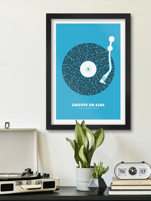 Groove on Alba - Music Poster Print