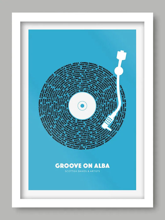 Groove on Alba - Music Poster Print